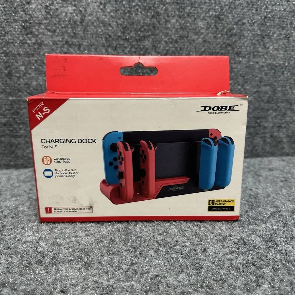 Dobe 4 in 1 Charging Dock for the Nintendo Switch / Switch LED - NOB!